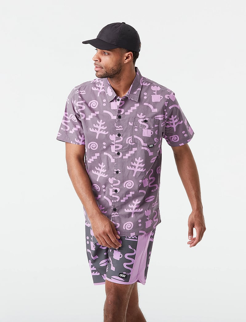 PICTURE ORGANIC CLOTHING - MATAIKONA SS SHIRT - toppar & t-shirts - b snake print - 5