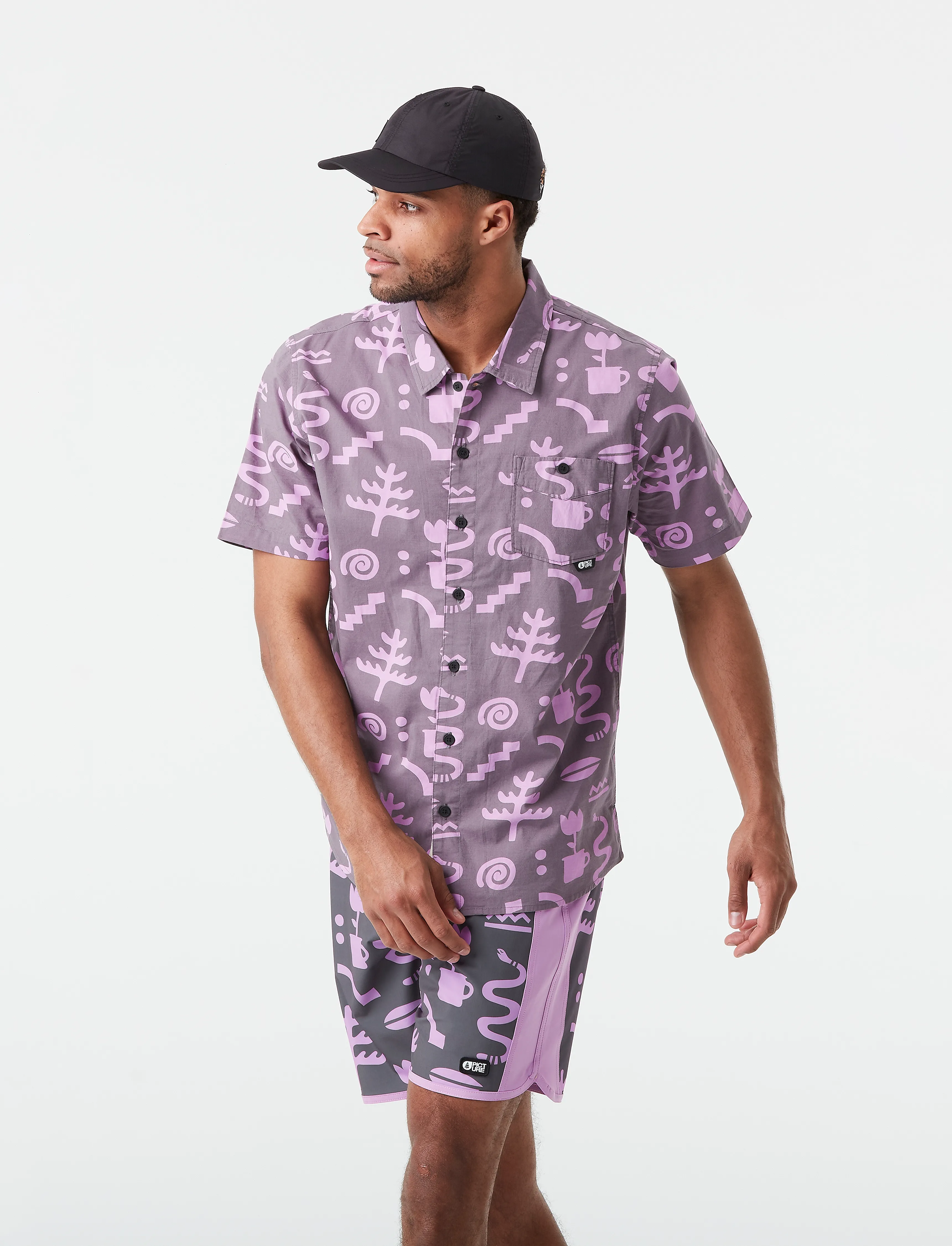 PICTURE ORGANIC CLOTHING - MATAIKONA SS SHIRT - tops & t-shirts - b snake print - 5