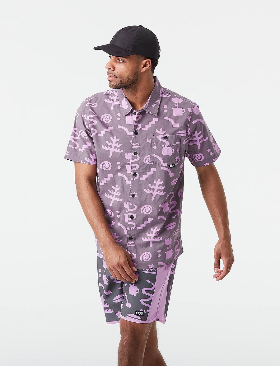PICTURE ORGANIC CLOTHING - MATAIKONA SS SHIRT - tops & t-shirts - b snake print - 5