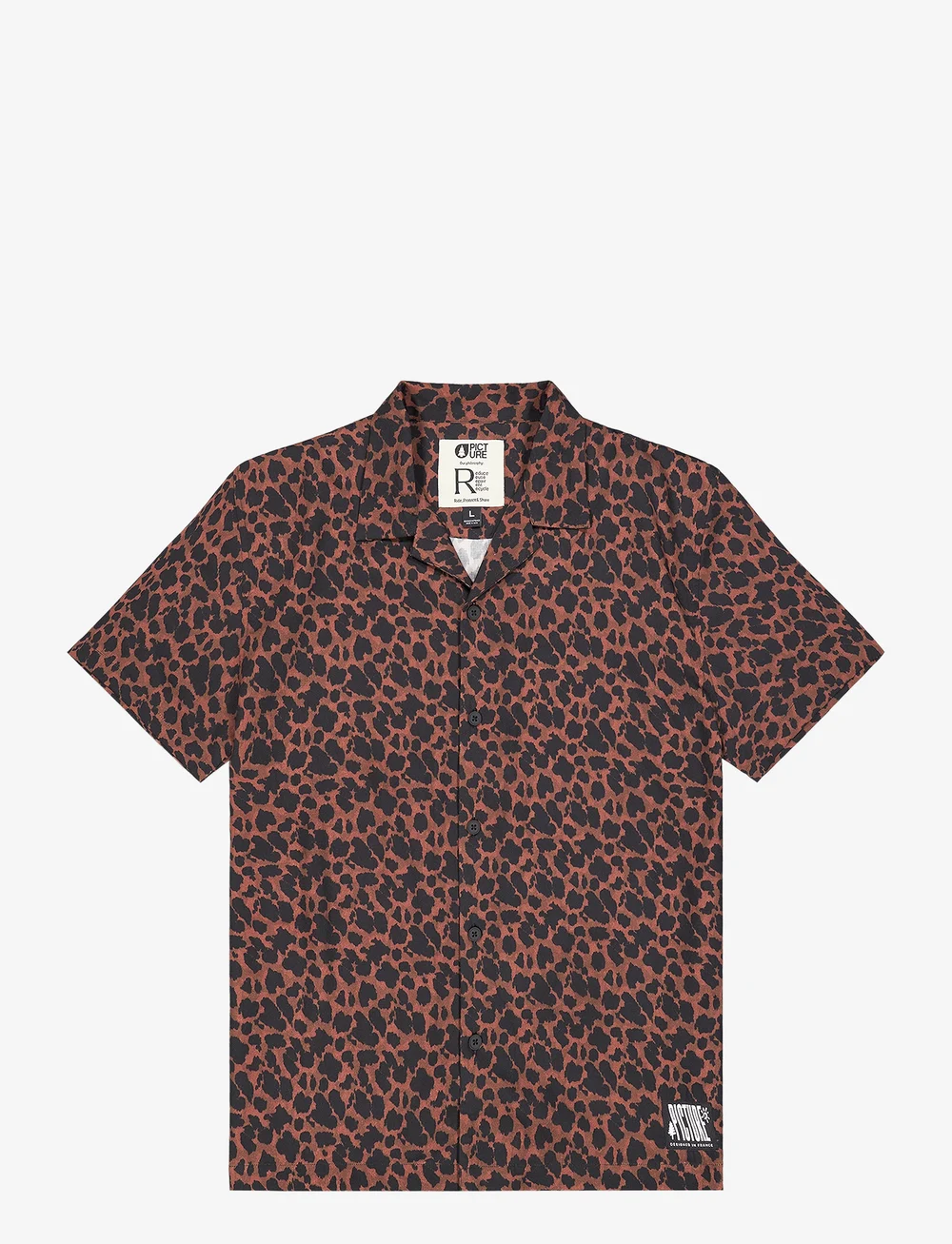 PICTURE ORGANIC CLOTHING - MAREEBA SHIRT - toppar & t-shirts - c panthera print - 1