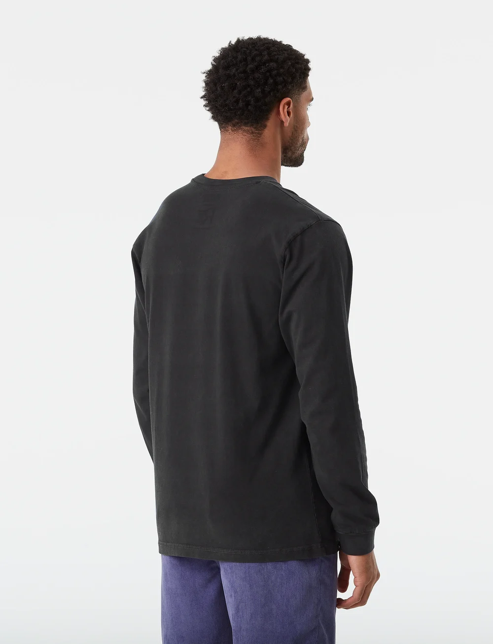 PICTURE ORGANIC CLOTHING - PEMBROKE LS TEE - langarmshirts - a black washed - 4