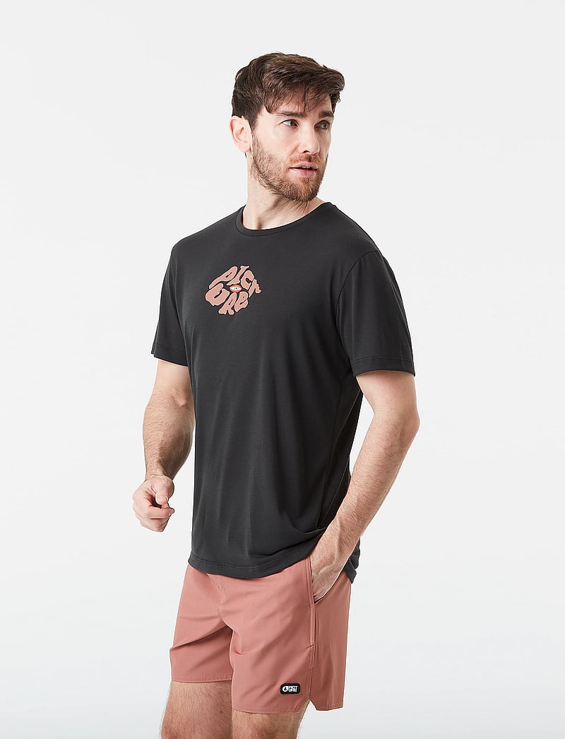 PICTURE ORGANIC CLOTHING - MARIBO SS SURF TEE - alussärgid ja t-särgid - b black - 3