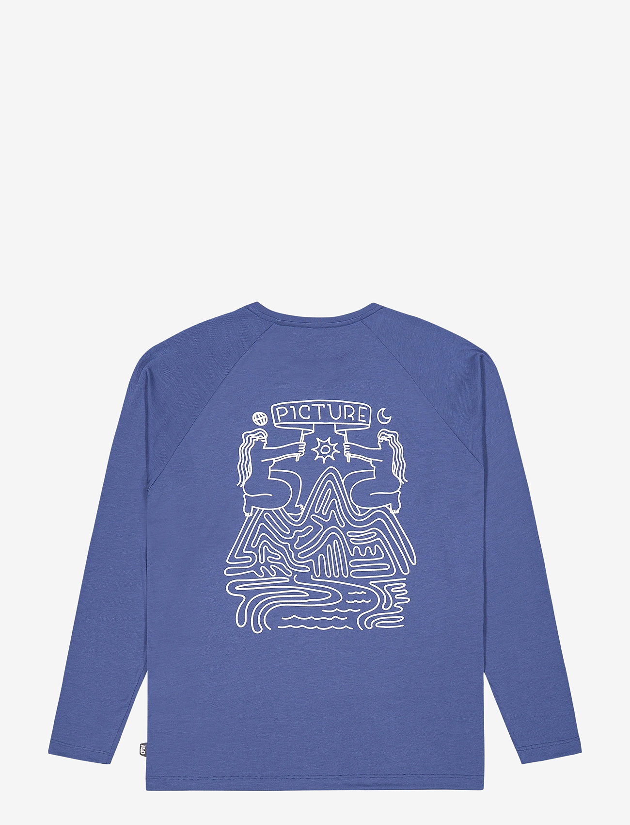 PICTURE ORGANIC CLOTHING - MARIBO LS SURF TEE - långärmade tröjor - b skipper blue - 2