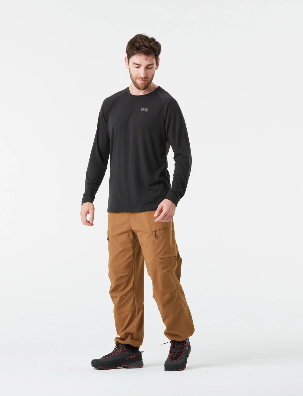 PICTURE ORGANIC CLOTHING - TIMONT LS TECH TEE - langarmshirts - a black - 4