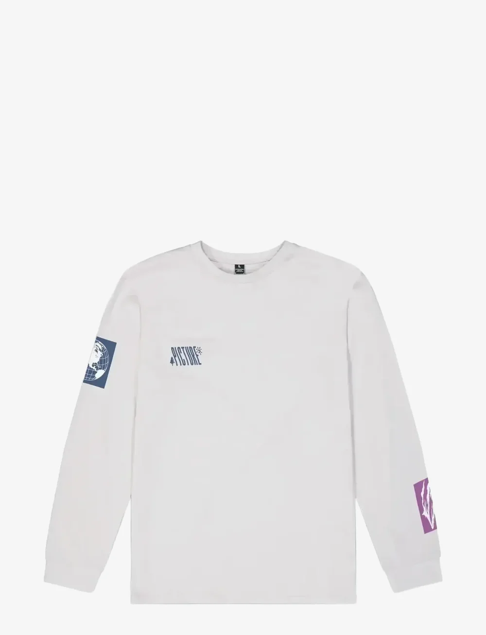 PICTURE ORGANIC CLOTHING - KAWA LS TEE - pikkade varrukatega alussärgid - a vapor grey - 1