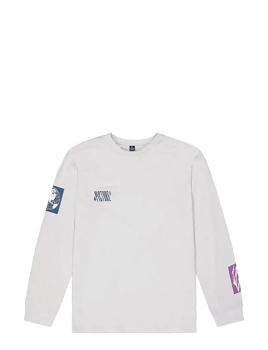 PICTURE ORGANIC CLOTHING - KAWA LS TEE - langarmshirts - a vapor grey - 1