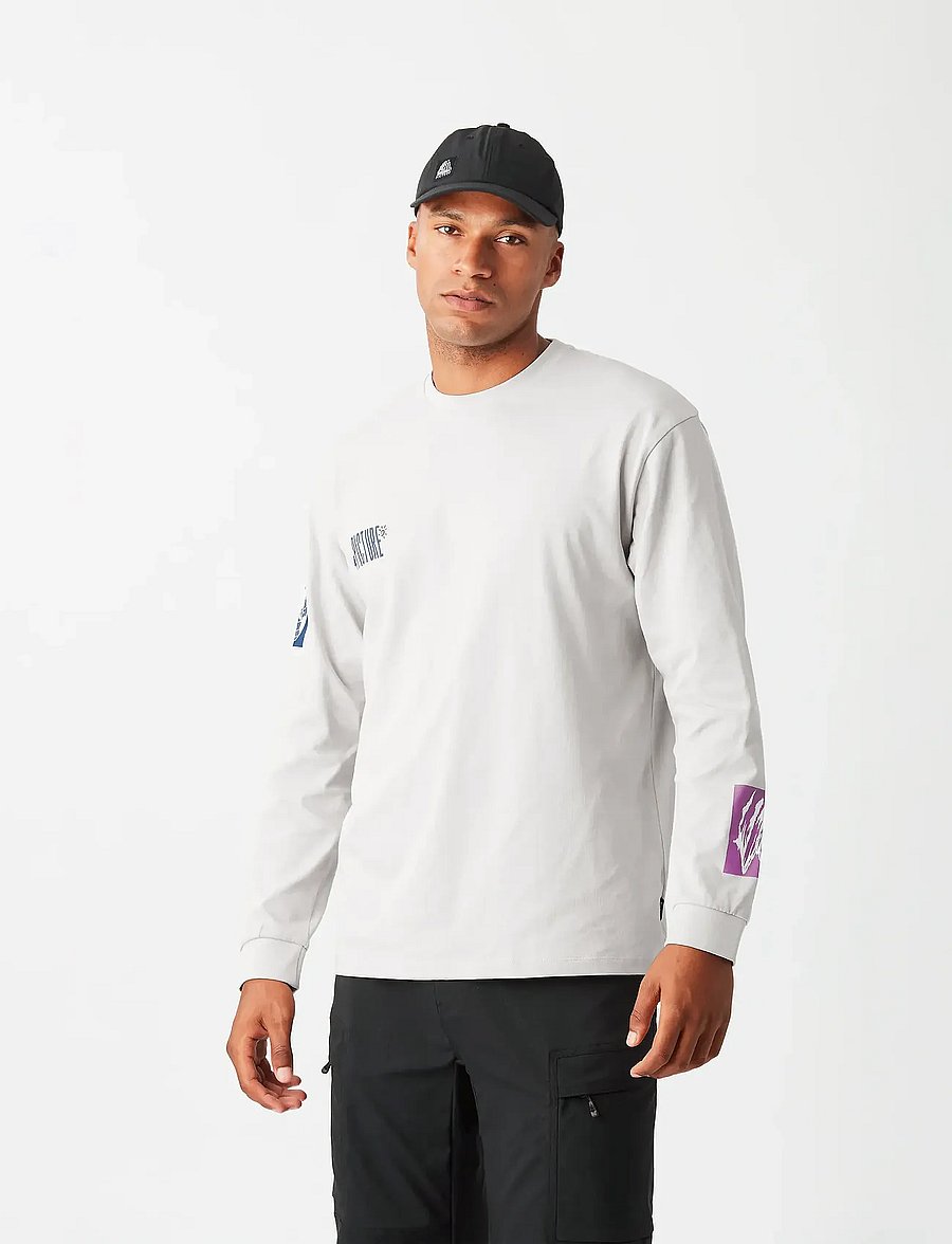 PICTURE ORGANIC CLOTHING - KAWA LS TEE - langarmshirts - a vapor grey - 0