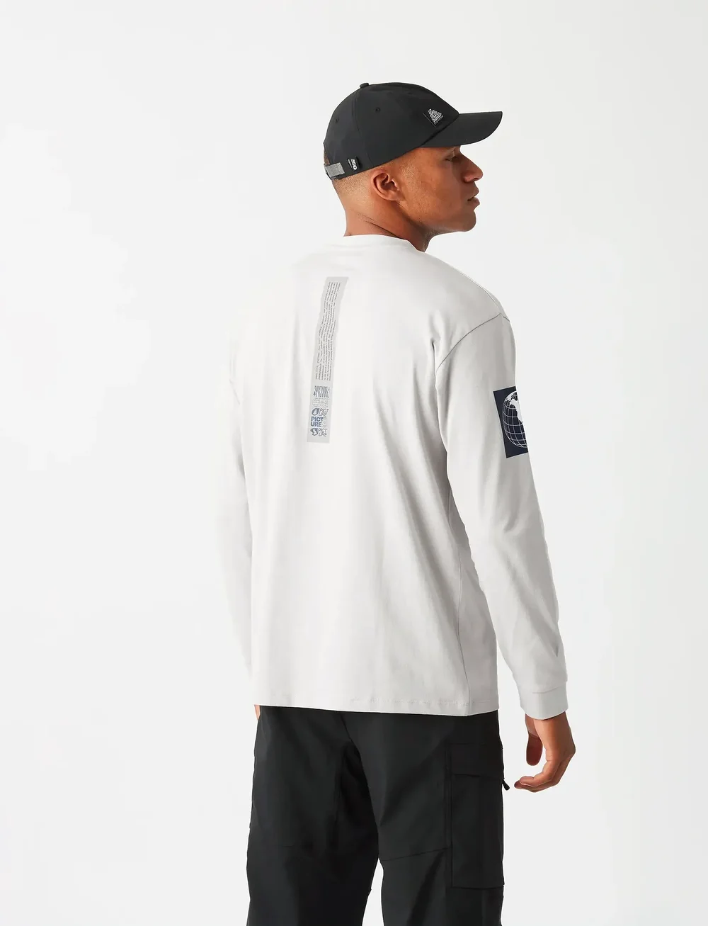 PICTURE ORGANIC CLOTHING - KAWA LS TEE - pikkade varrukatega alussärgid - a vapor grey - 3