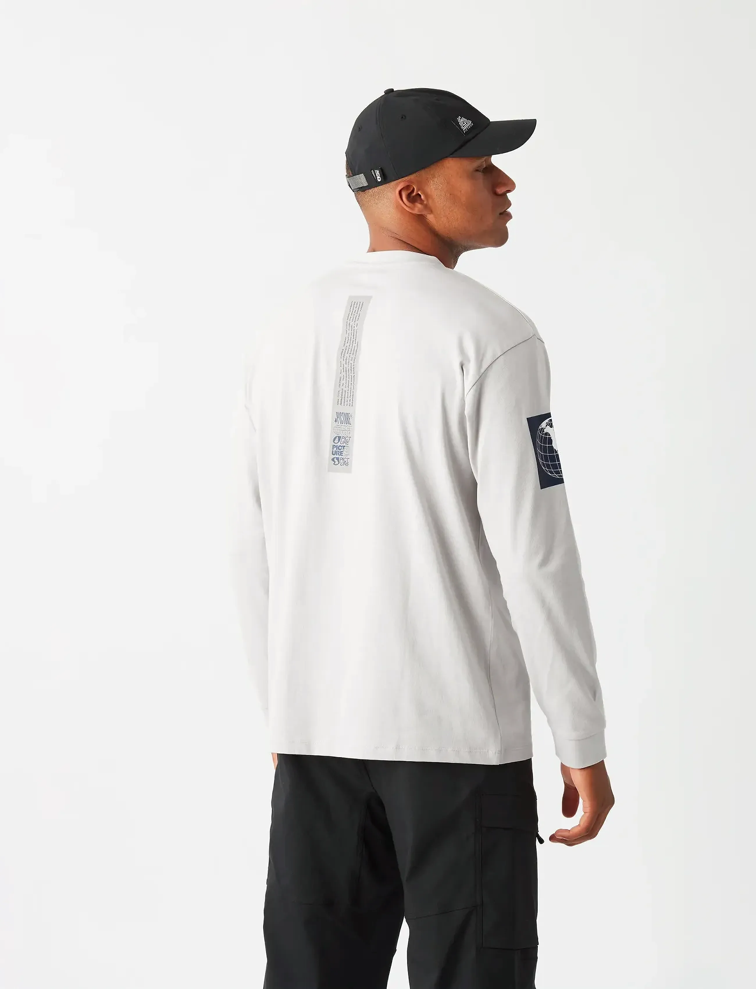 PICTURE ORGANIC CLOTHING - KAWA LS TEE - toppe & t-shirts - a vapor grey - 3