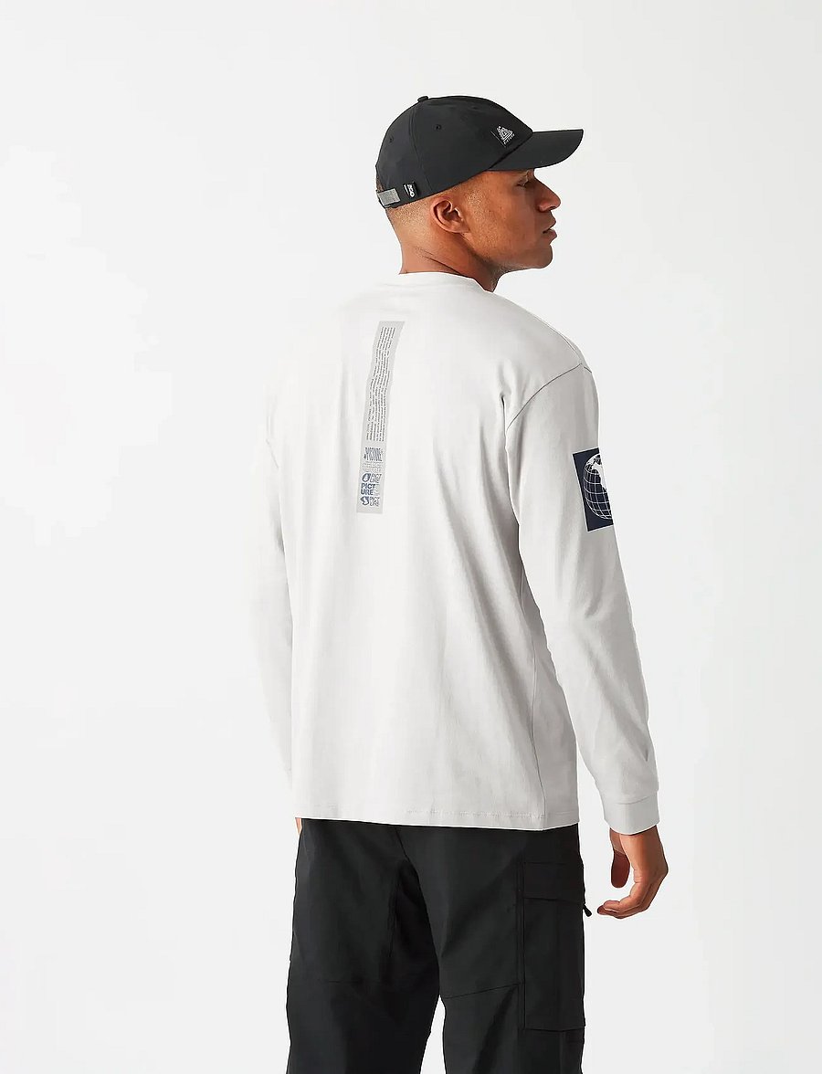 PICTURE ORGANIC CLOTHING - KAWA LS TEE - langarmshirts - a vapor grey - 3