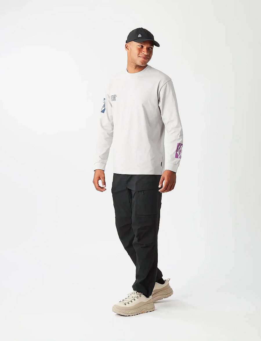 PICTURE ORGANIC CLOTHING - KAWA LS TEE - langarmshirts - a vapor grey - 5