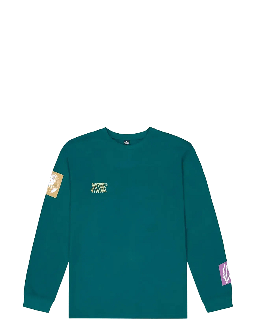 PICTURE ORGANIC CLOTHING - KAWA LS TEE - hauts à manches longues - b deep water - 1