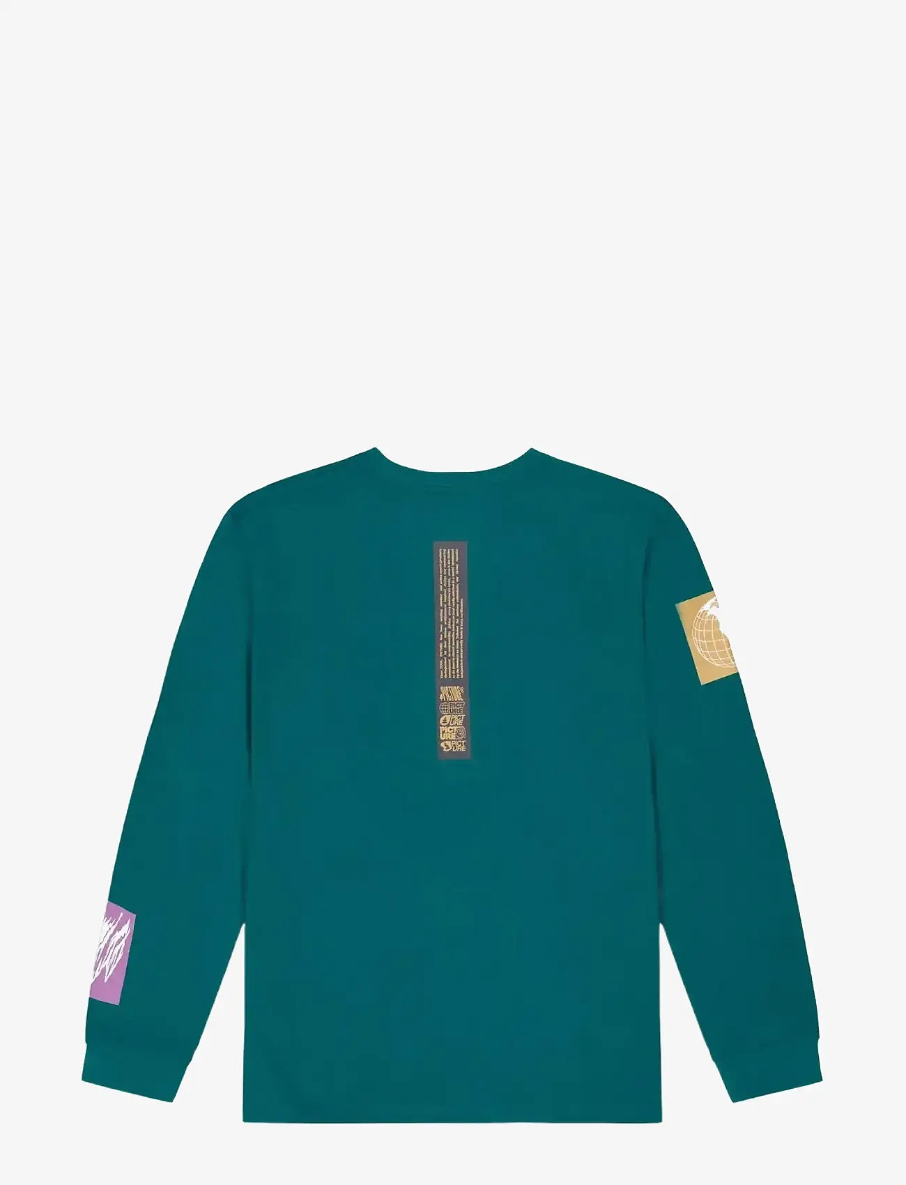 PICTURE ORGANIC CLOTHING - KAWA LS TEE - toppe & t-shirts - b deep water - 2