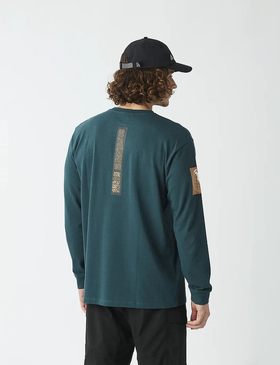 PICTURE ORGANIC CLOTHING - KAWA LS TEE - hauts à manches longues - b deep water - 0