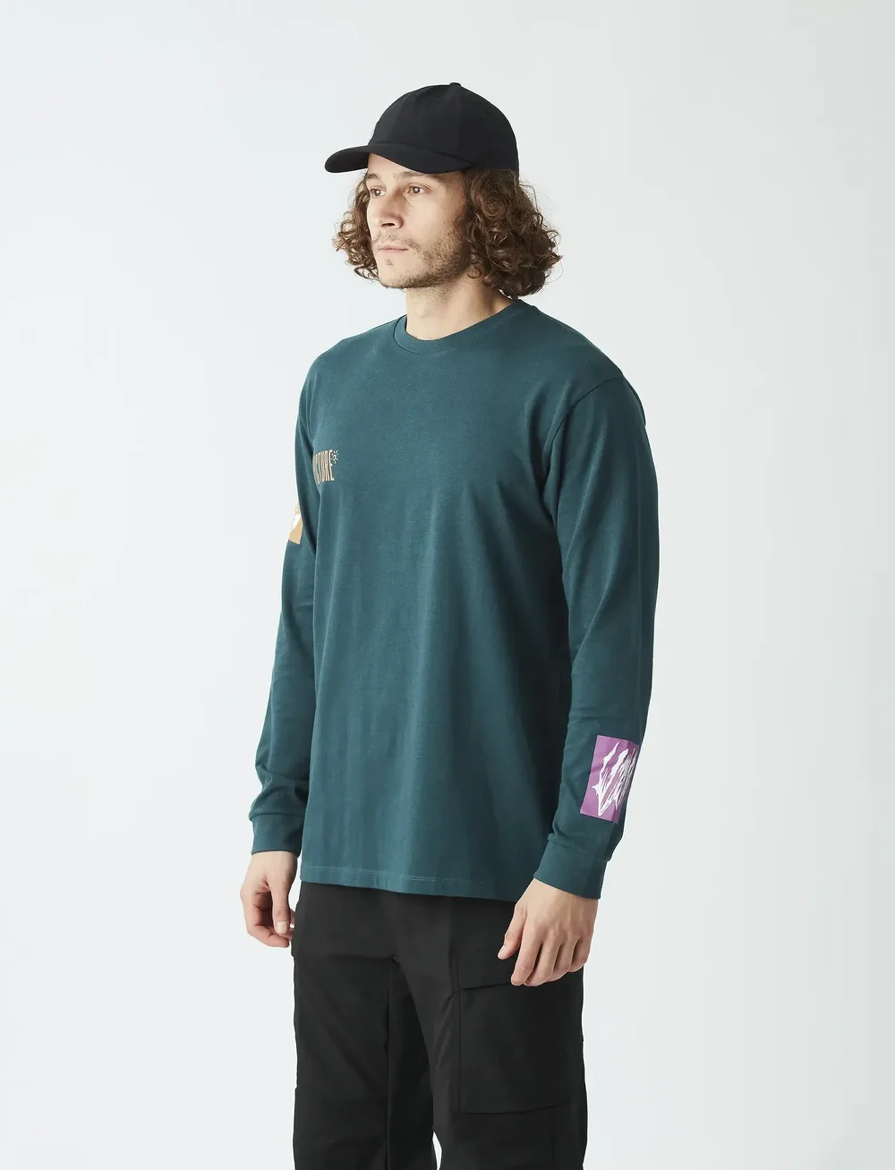 PICTURE ORGANIC CLOTHING - KAWA LS TEE - långärmade tröjor - b deep water - 3
