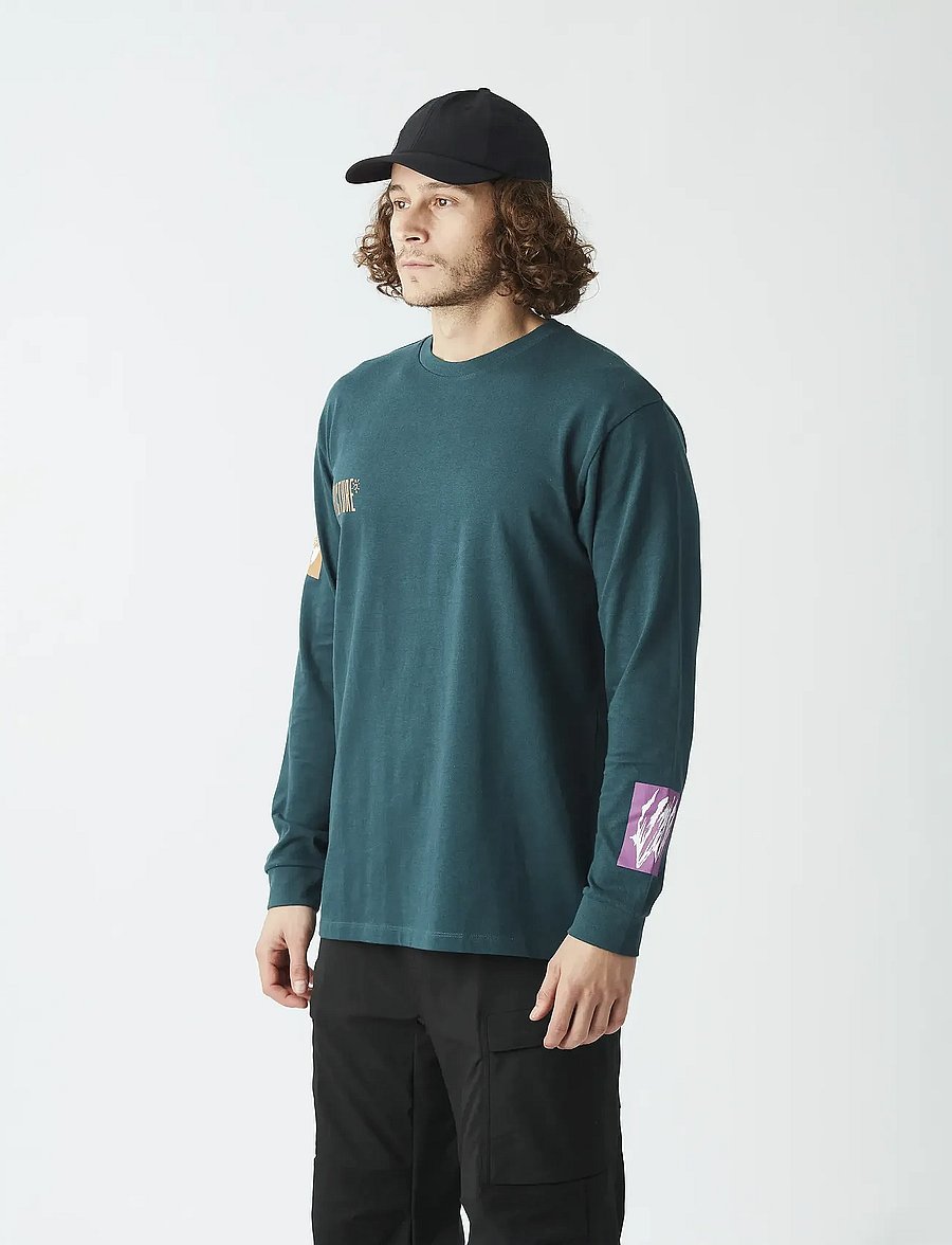 PICTURE ORGANIC CLOTHING - KAWA LS TEE - hauts à manches longues - b deep water - 3