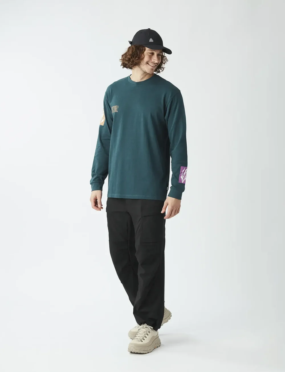 PICTURE ORGANIC CLOTHING - KAWA LS TEE - långärmade tröjor - b deep water - 4