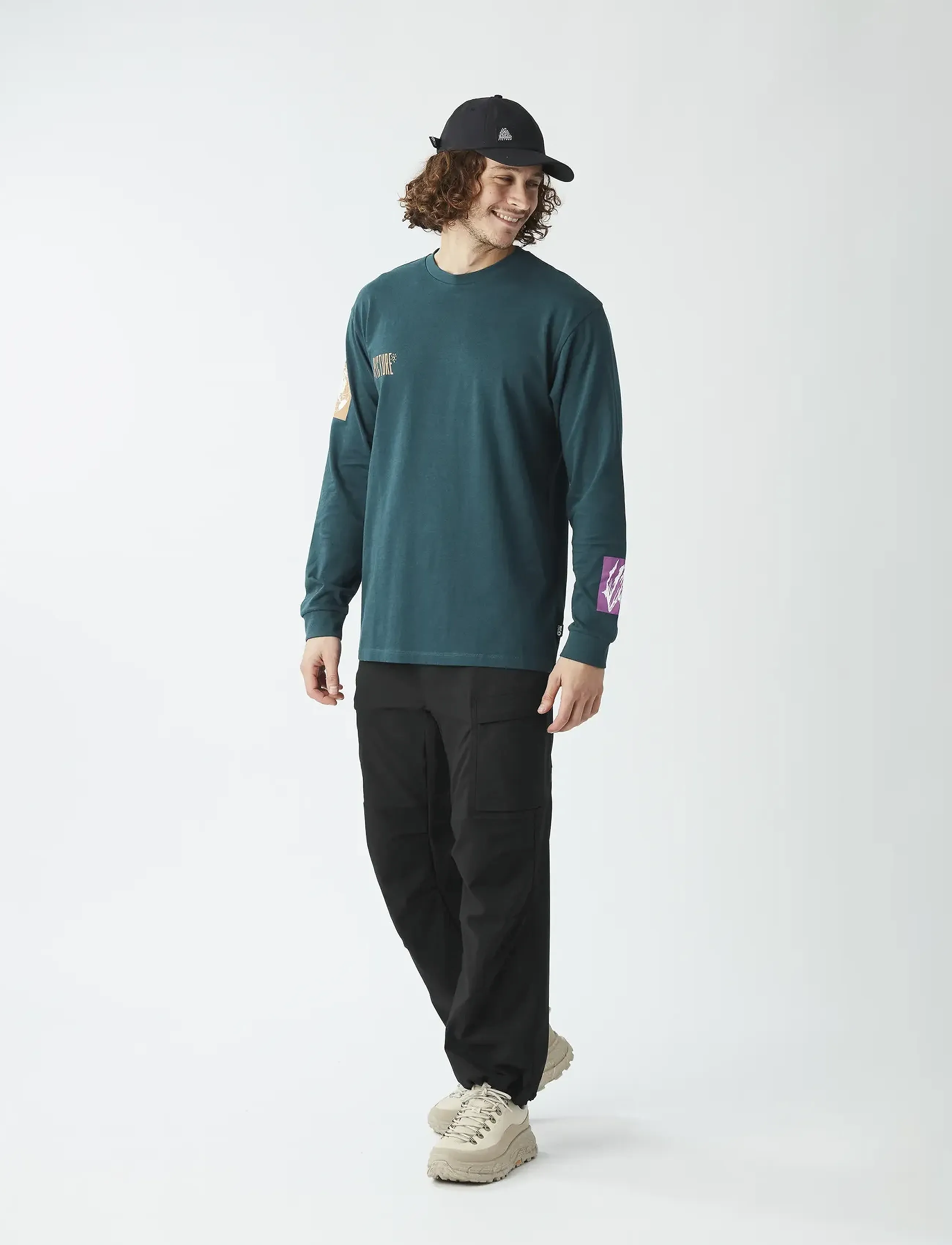 PICTURE ORGANIC CLOTHING - KAWA LS TEE - hauts à manches longues - b deep water - 4
