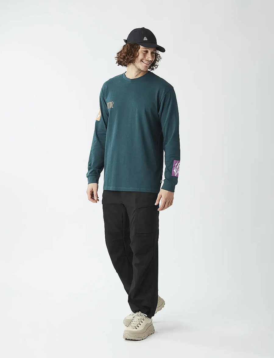 PICTURE ORGANIC CLOTHING - KAWA LS TEE - hauts à manches longues - b deep water - 4