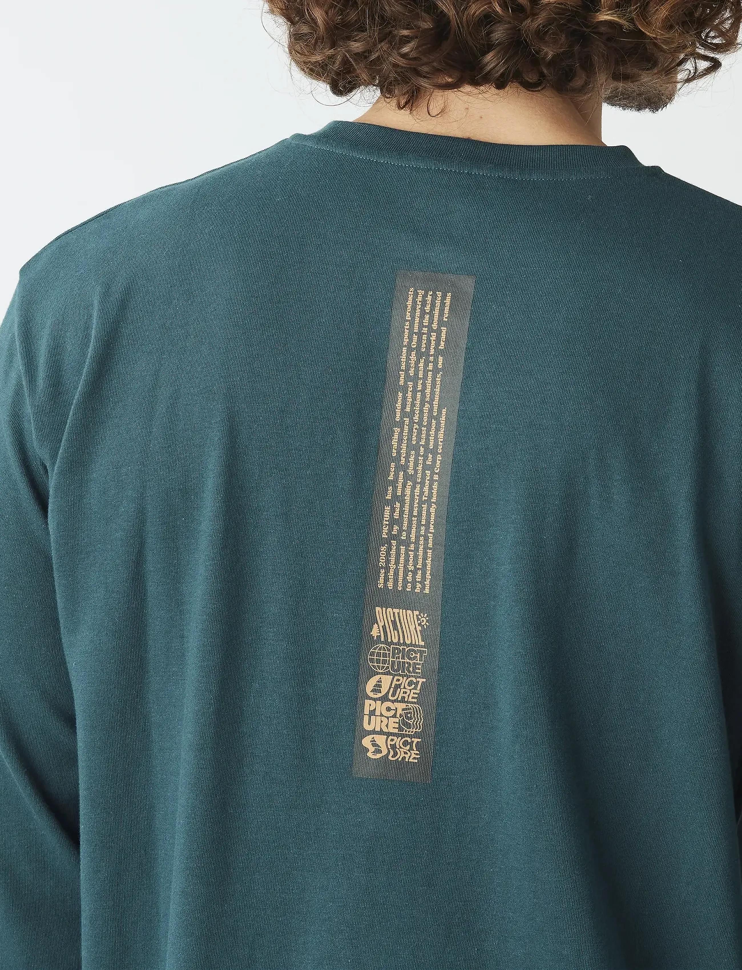 PICTURE ORGANIC CLOTHING - KAWA LS TEE - hauts à manches longues - b deep water - 5