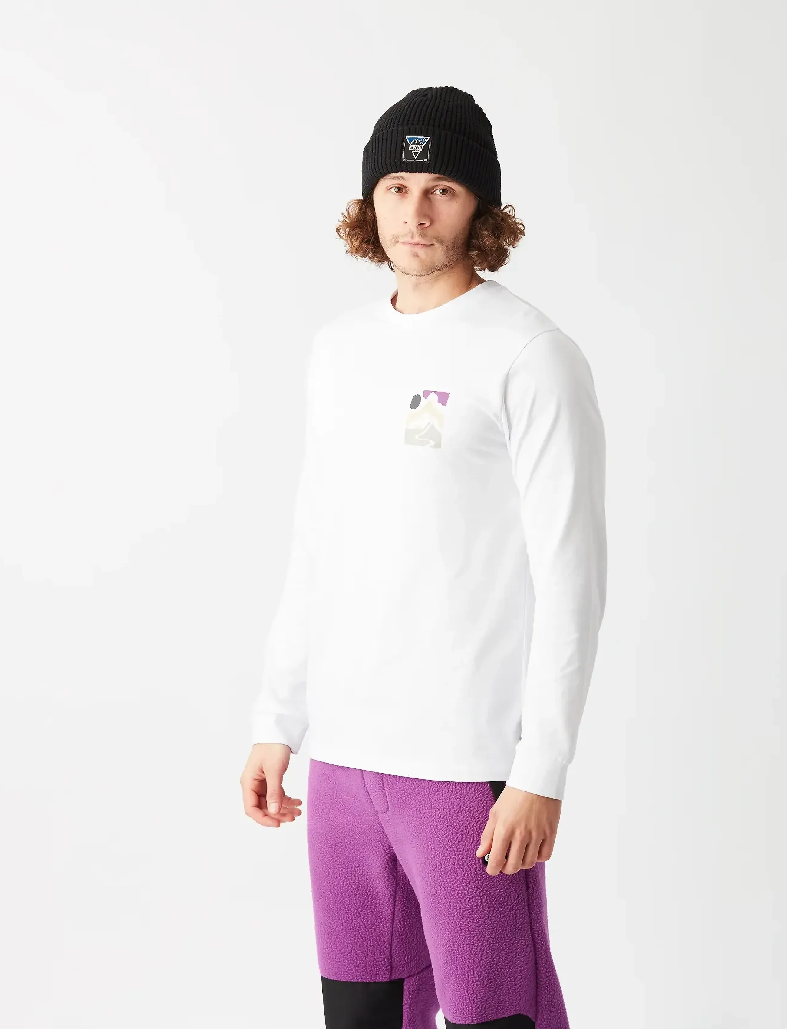 PICTURE ORGANIC CLOTHING - KENOMA LS TEE - langarmshirts - a white - 3