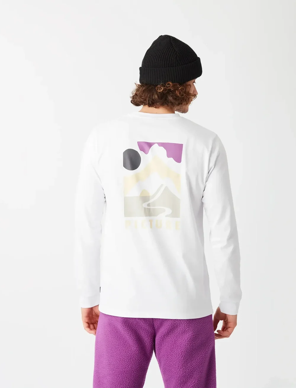 PICTURE ORGANIC CLOTHING - KENOMA LS TEE - pikkade varrukatega alussärgid - a white - 4