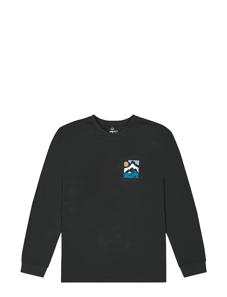 PICTURE ORGANIC CLOTHING - KENOMA LS TEE - langarmshirts - b black - 1