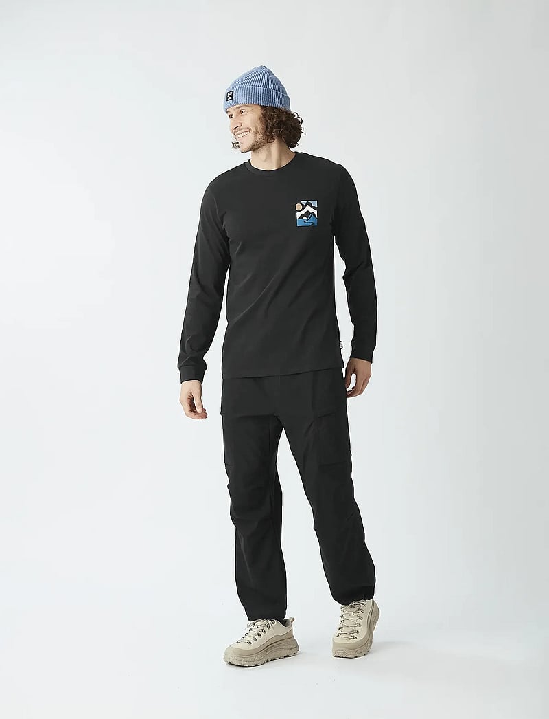 PICTURE ORGANIC CLOTHING - KENOMA LS TEE - långärmade tröjor - b black - 3