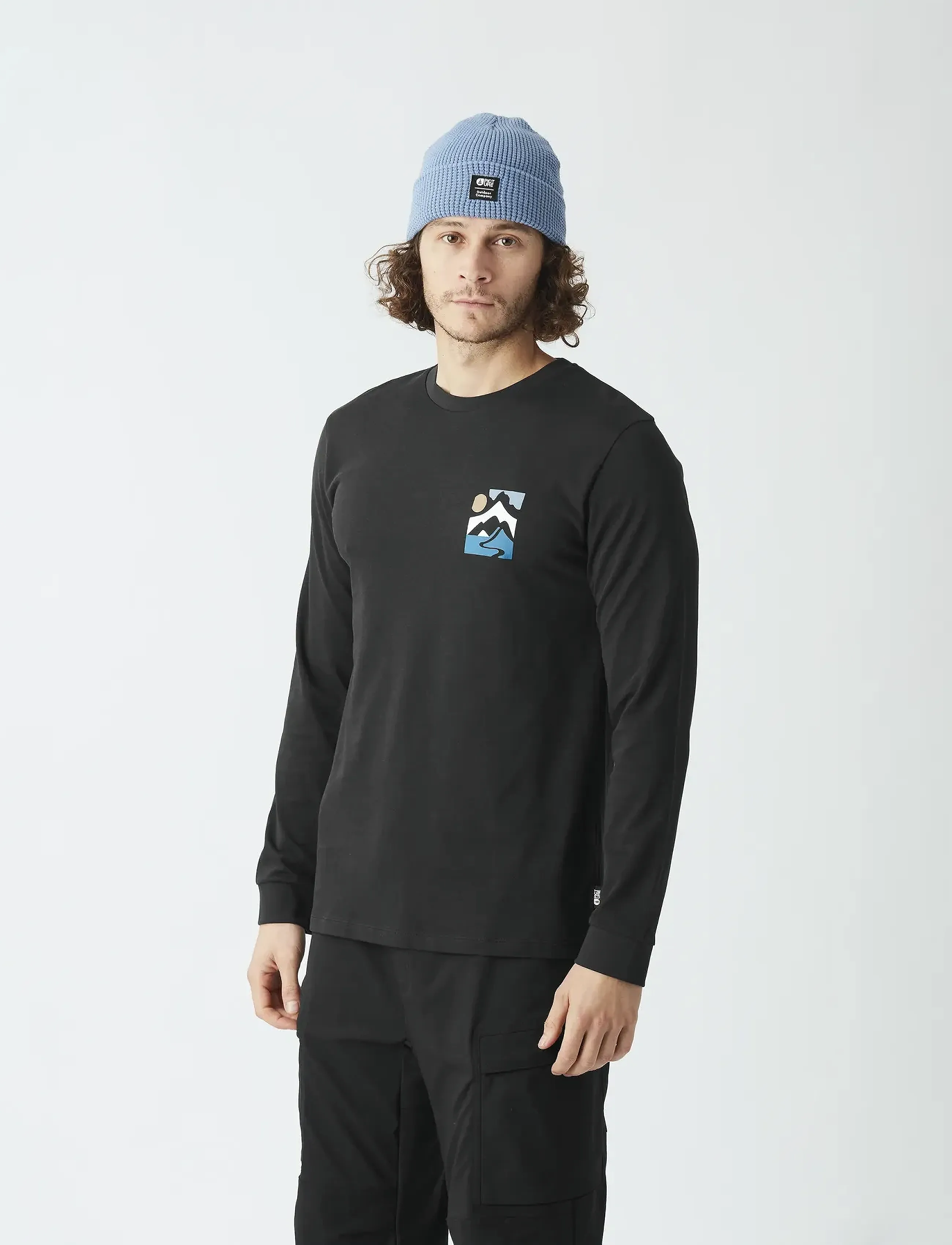 PICTURE ORGANIC CLOTHING - KENOMA LS TEE - toppe & t-shirts - b black - 4