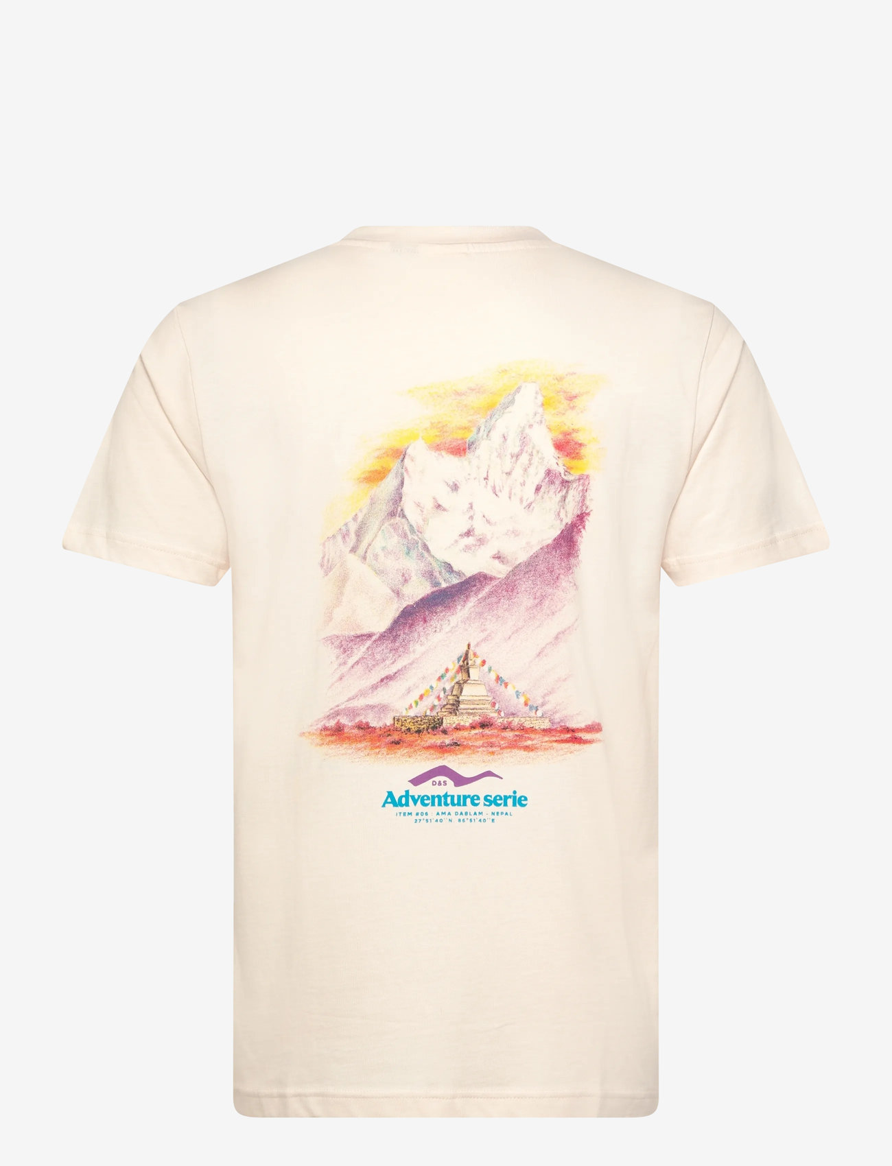 PICTURE ORGANIC CLOTHING - D&S NEPAL TEE - t-shirts - a natural white - 2