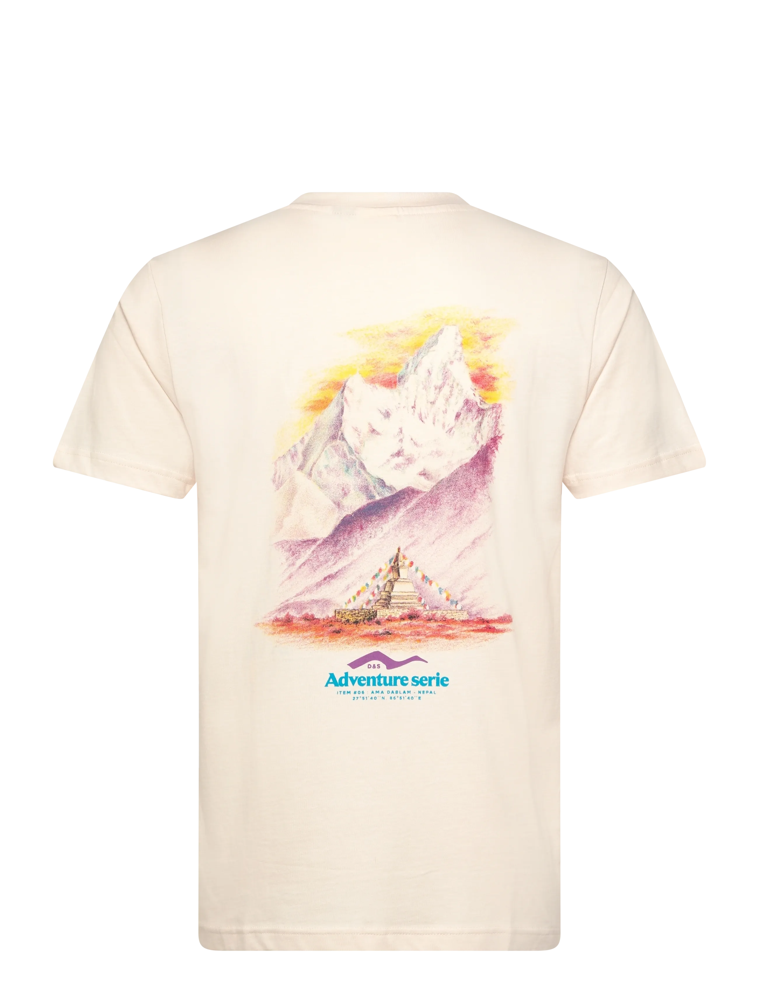 PICTURE ORGANIC CLOTHING - D&S NEPAL TEE - a natural white - 2