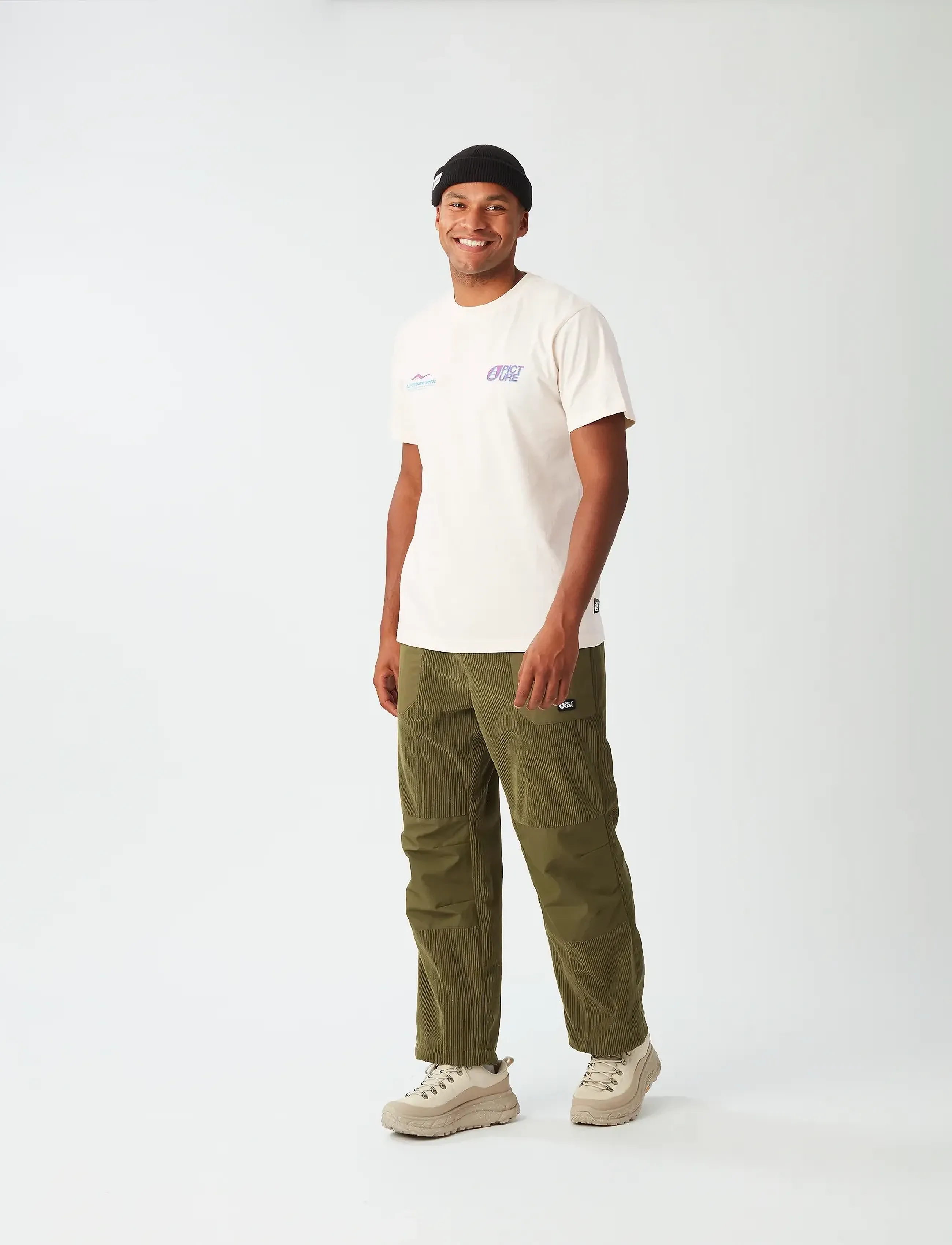 PICTURE ORGANIC CLOTHING - D&S NEPAL TEE - a natural white - 3