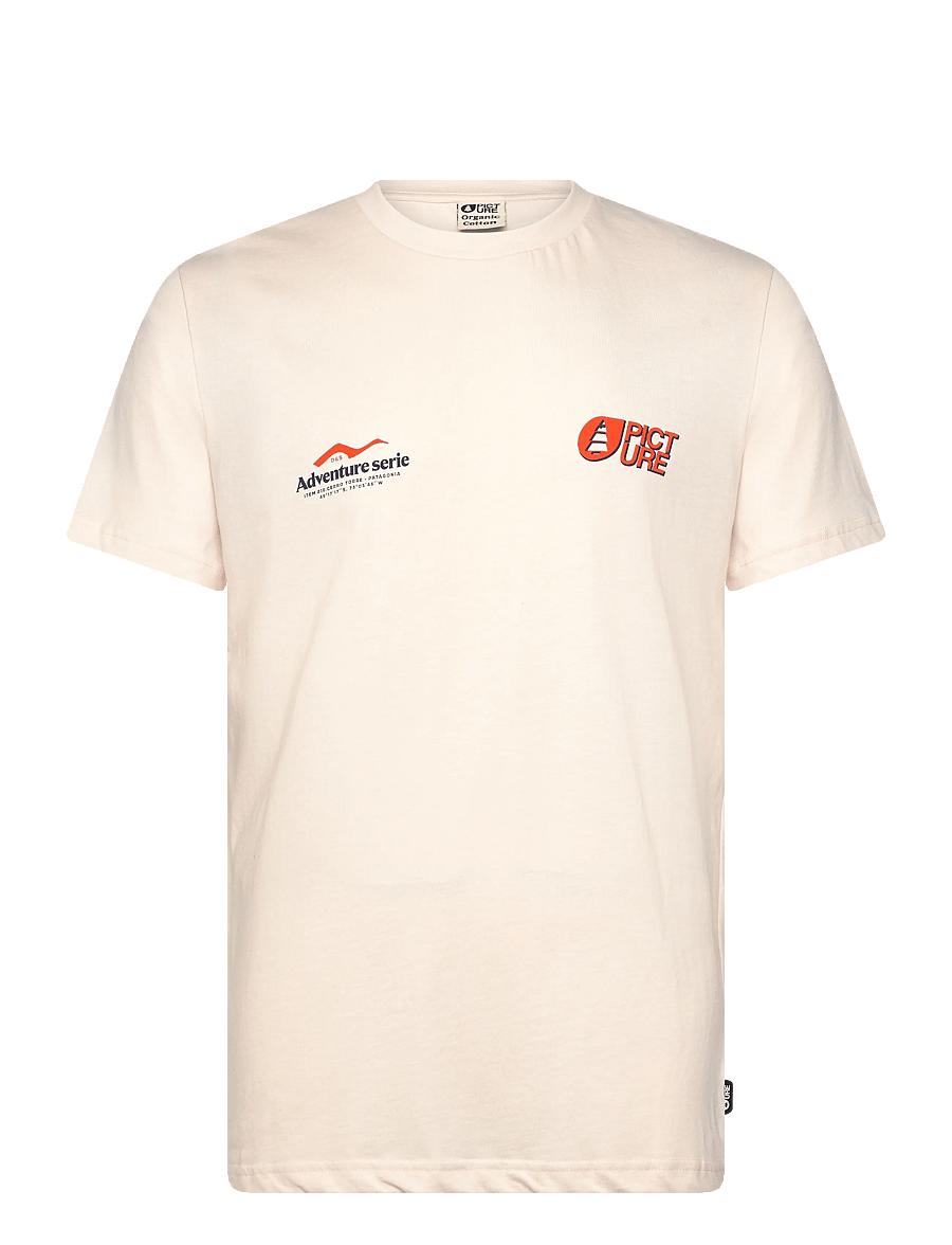 PICTURE ORGANIC CLOTHING - D&S PATAGONIE TEE - a natural white - 0