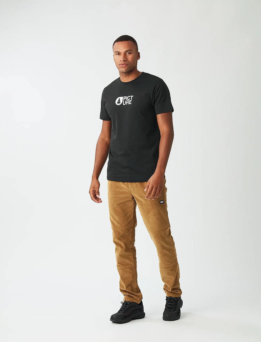 PICTURE ORGANIC CLOTHING - BASEMENT CLASSIC TEE - stuttermarbolir - b black - 4