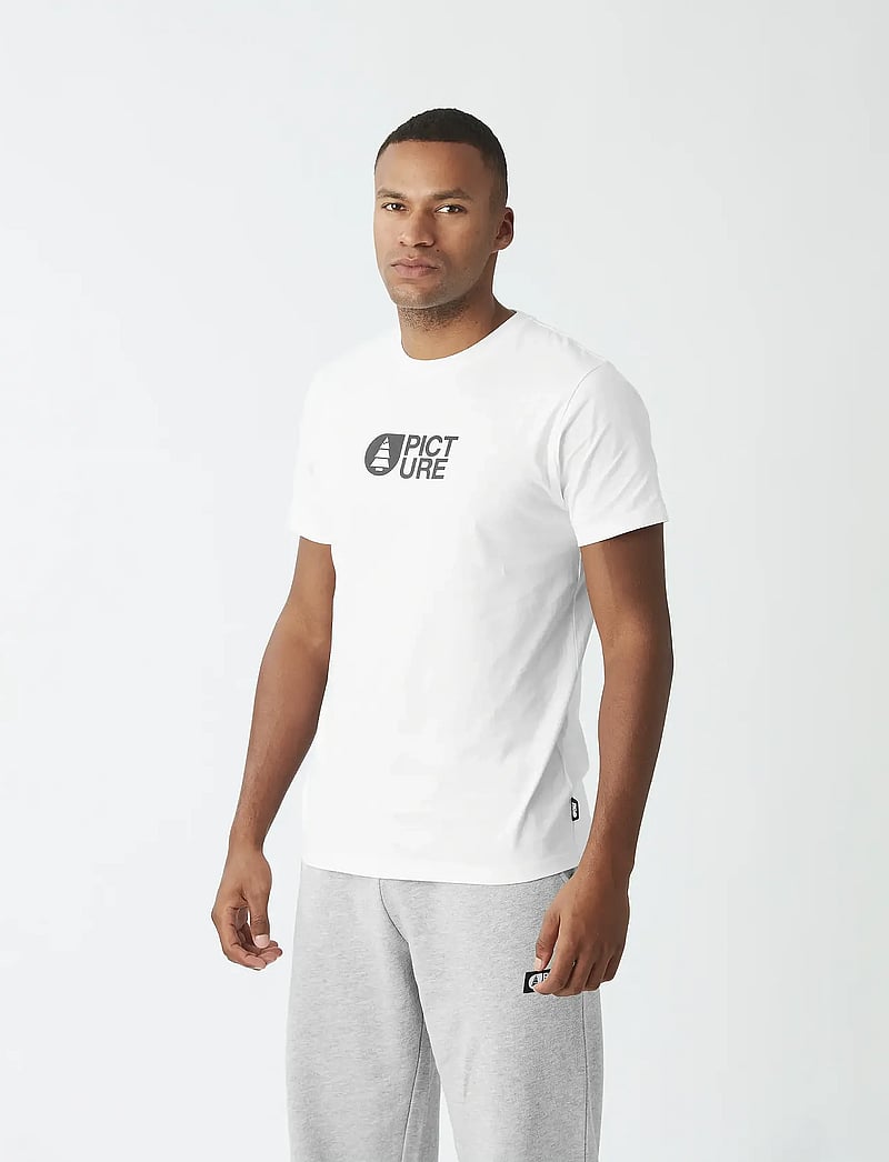 PICTURE ORGANIC CLOTHING - BASEMENT CLASSIC TEE - koszulki i t-shirty - c white - 3