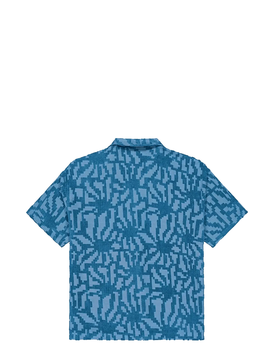 PICTURE ORGANIC CLOTHING - SPONGY SHIRT - tops & t-shirts - a blue flower embossed - 2
