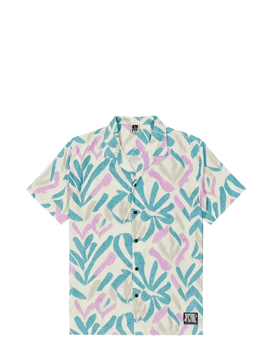 PICTURE ORGANIC CLOTHING - MAREEBA PRINTED SHIRT - toppe & t-shirts - a saka print - 1