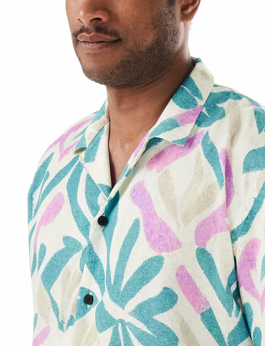 PICTURE ORGANIC CLOTHING - MAREEBA PRINTED SHIRT - toppe & t-shirts - a saka print - 5