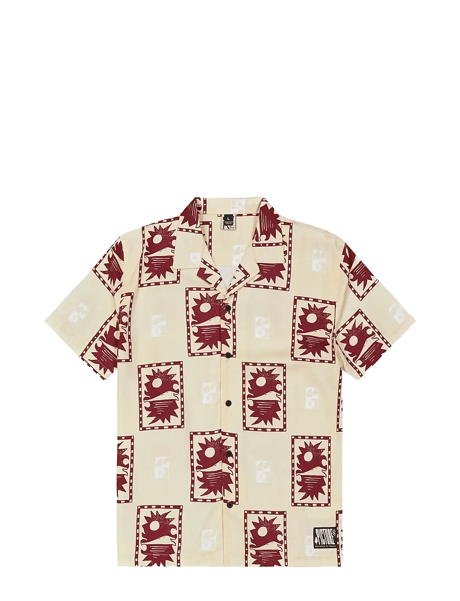 PICTURE ORGANIC CLOTHING - MAREEBA PRINTED SHIRT - oberteile & t-shirts - c postal print - 1