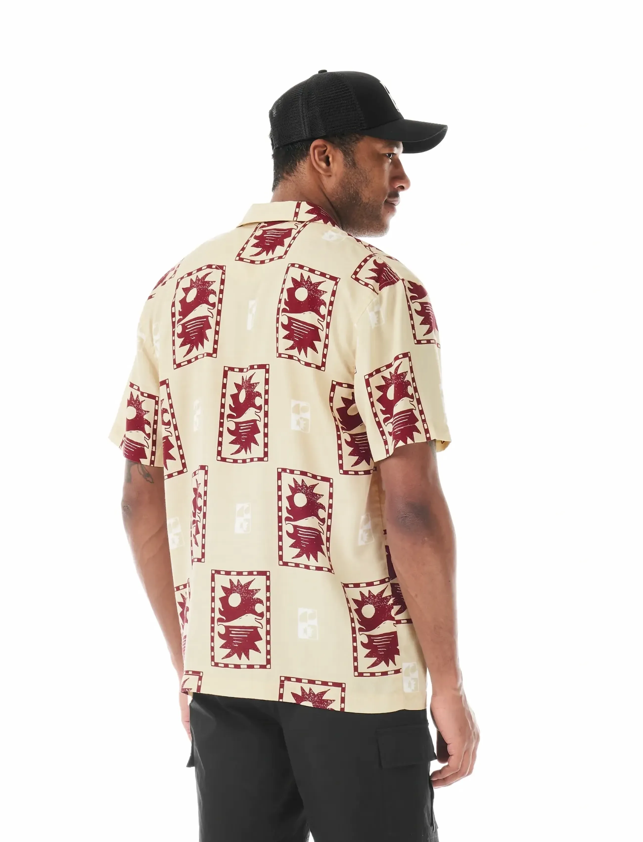 PICTURE ORGANIC CLOTHING - MAREEBA PRINTED SHIRT - oberteile & t-shirts - c postal print - 3