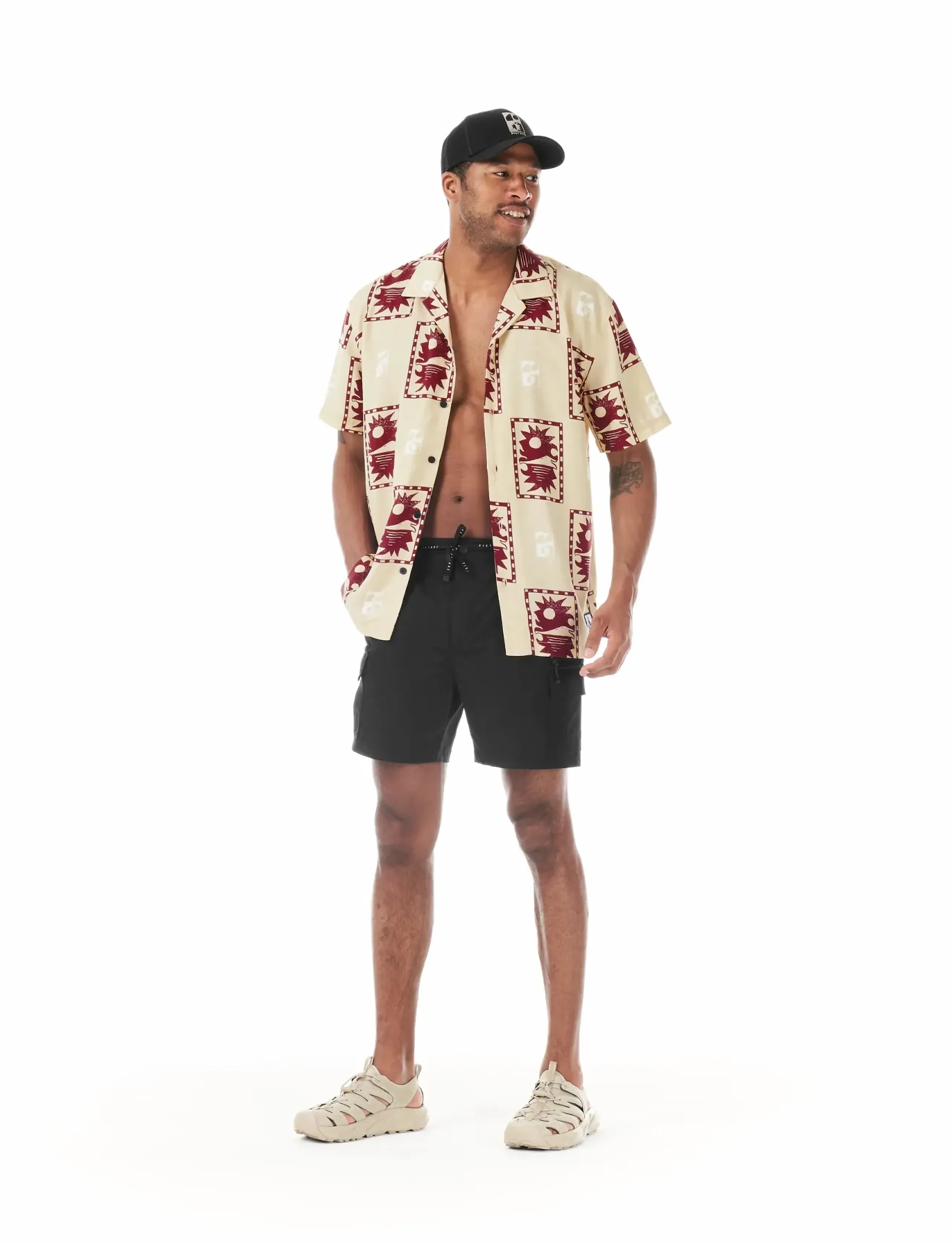 PICTURE ORGANIC CLOTHING - MAREEBA PRINTED SHIRT - oberteile & t-shirts - c postal print - 4