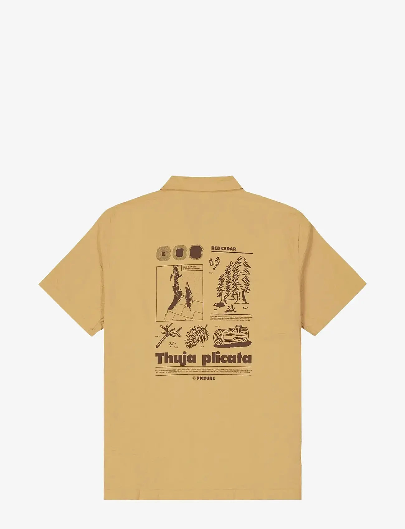 PICTURE ORGANIC CLOTHING - NARVIK PRINTED SHIRT - alussärgid ja t-särgid - a lark - 2