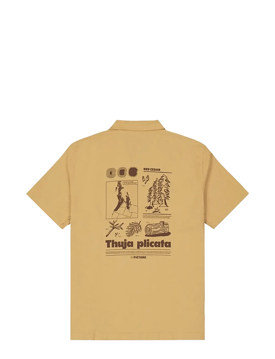 PICTURE ORGANIC CLOTHING - NARVIK PRINTED SHIRT - oberteile & t-shirts - a lark - 2