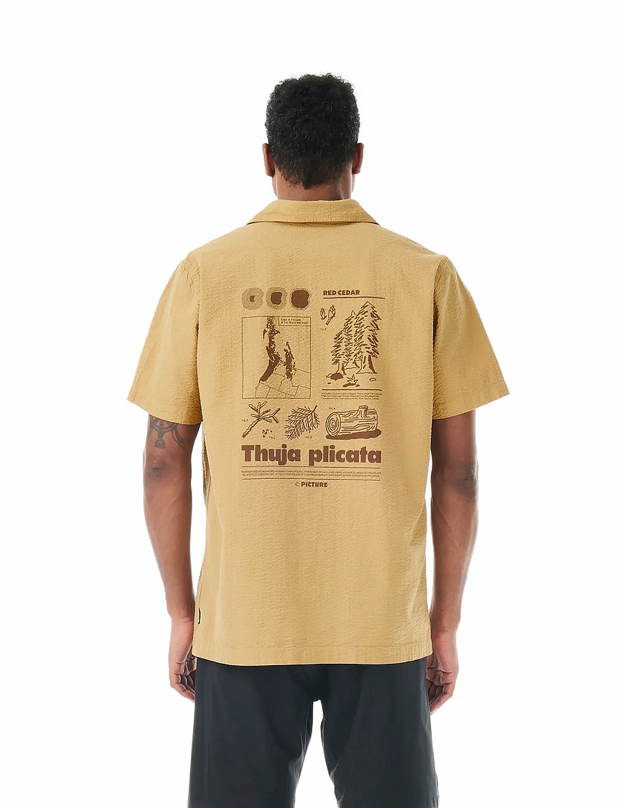 PICTURE ORGANIC CLOTHING - NARVIK PRINTED SHIRT - oberteile & t-shirts - a lark - 4