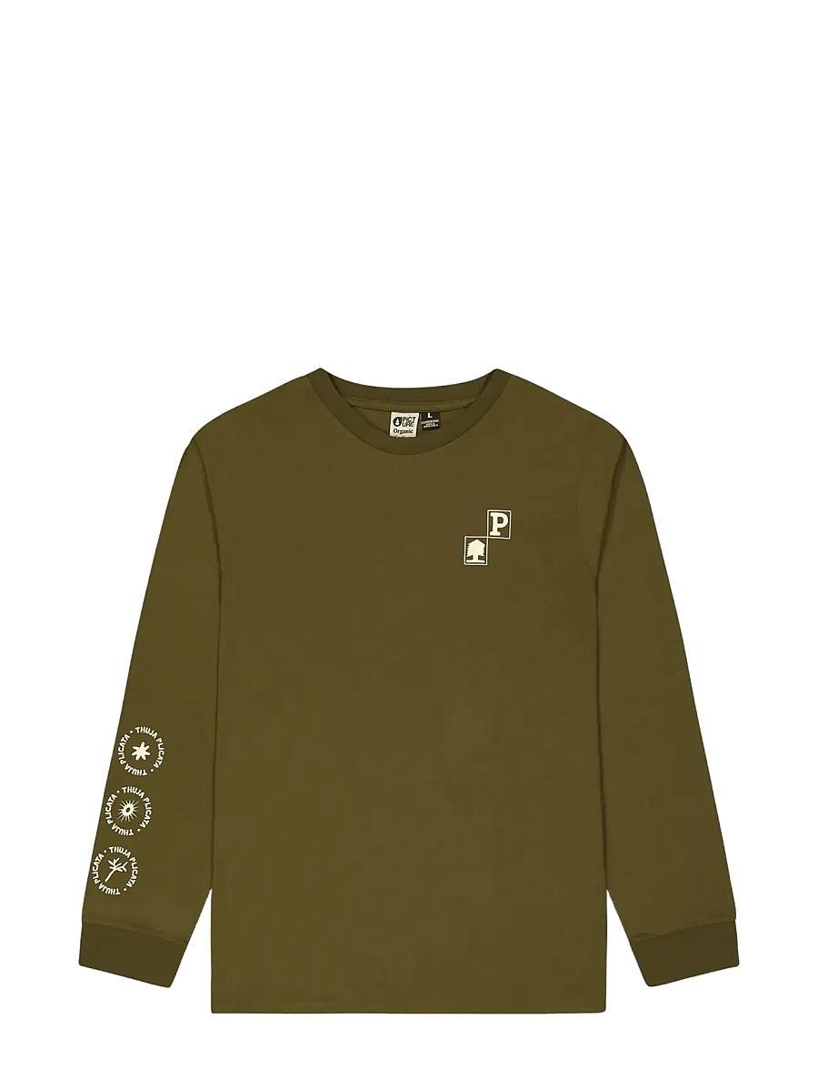 PICTURE ORGANIC CLOTHING - PEMBROKE LS TEE - pikkade varrukatega alussärgid - b tobacco washed - 1