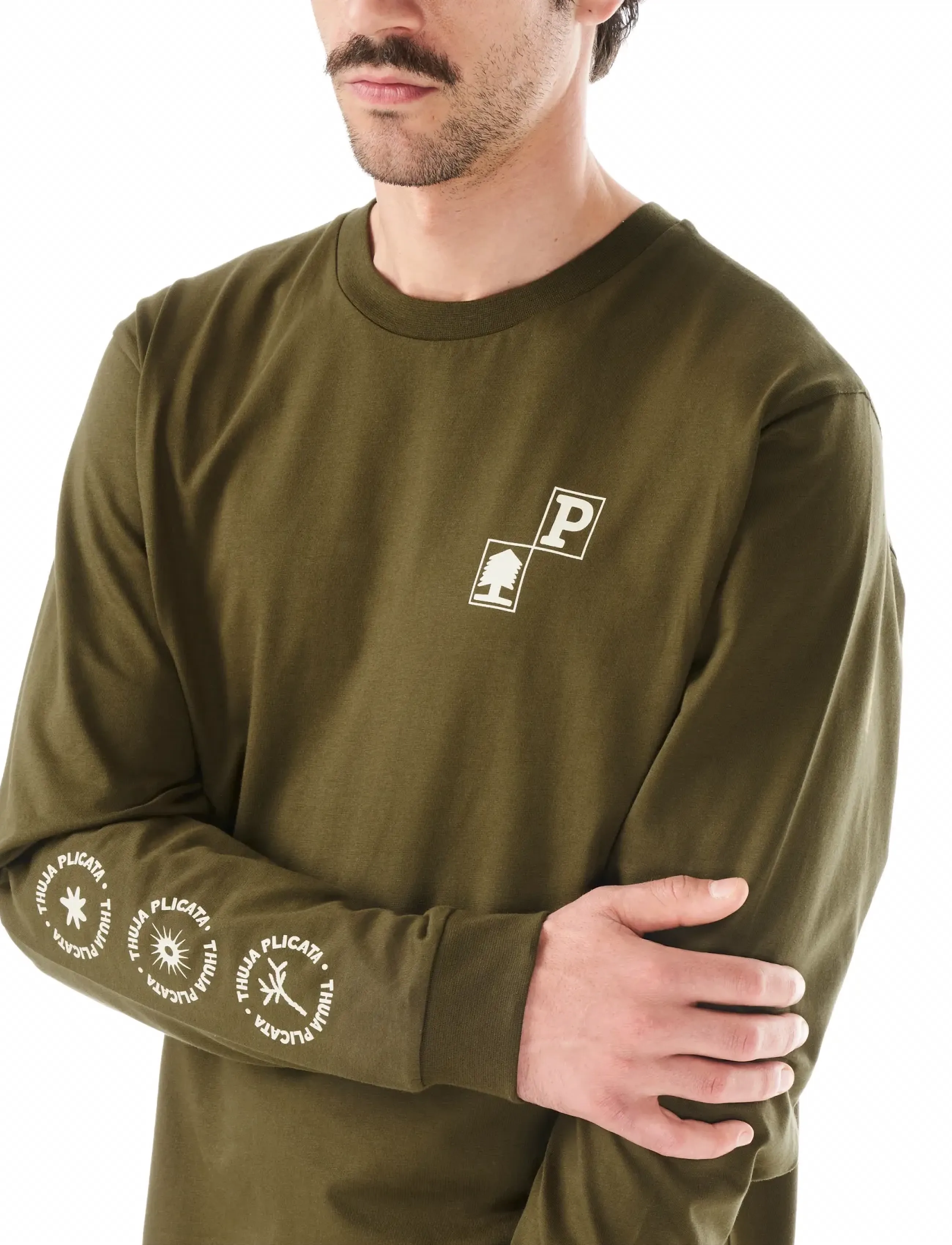 PICTURE ORGANIC CLOTHING - PEMBROKE LS TEE - toppe & t-shirts - b tobacco washed - 5