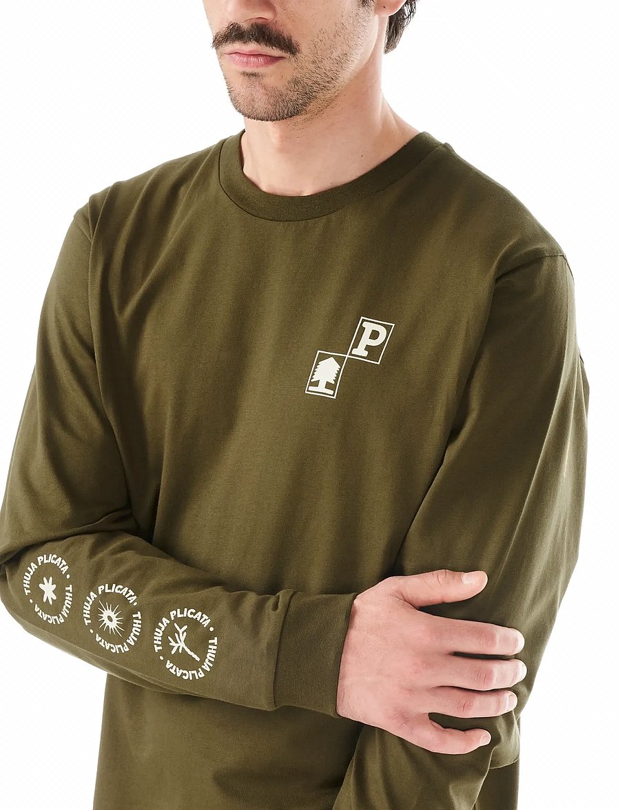 PICTURE ORGANIC CLOTHING - PEMBROKE LS TEE - pikkade varrukatega alussärgid - b tobacco washed - 5