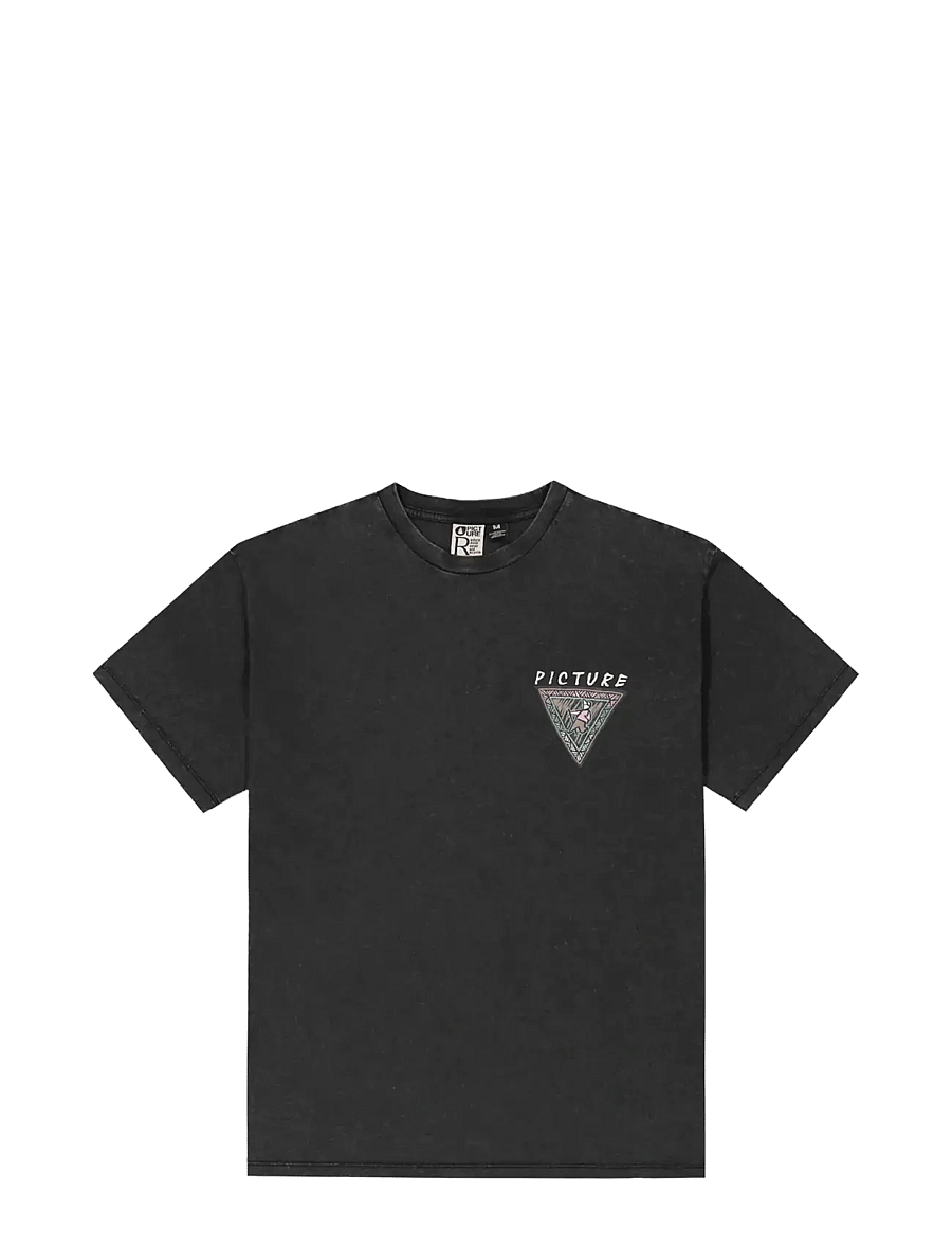PICTURE ORGANIC CLOTHING - CHILANKO TEE - oberteile & t-shirts - b black washed - 0