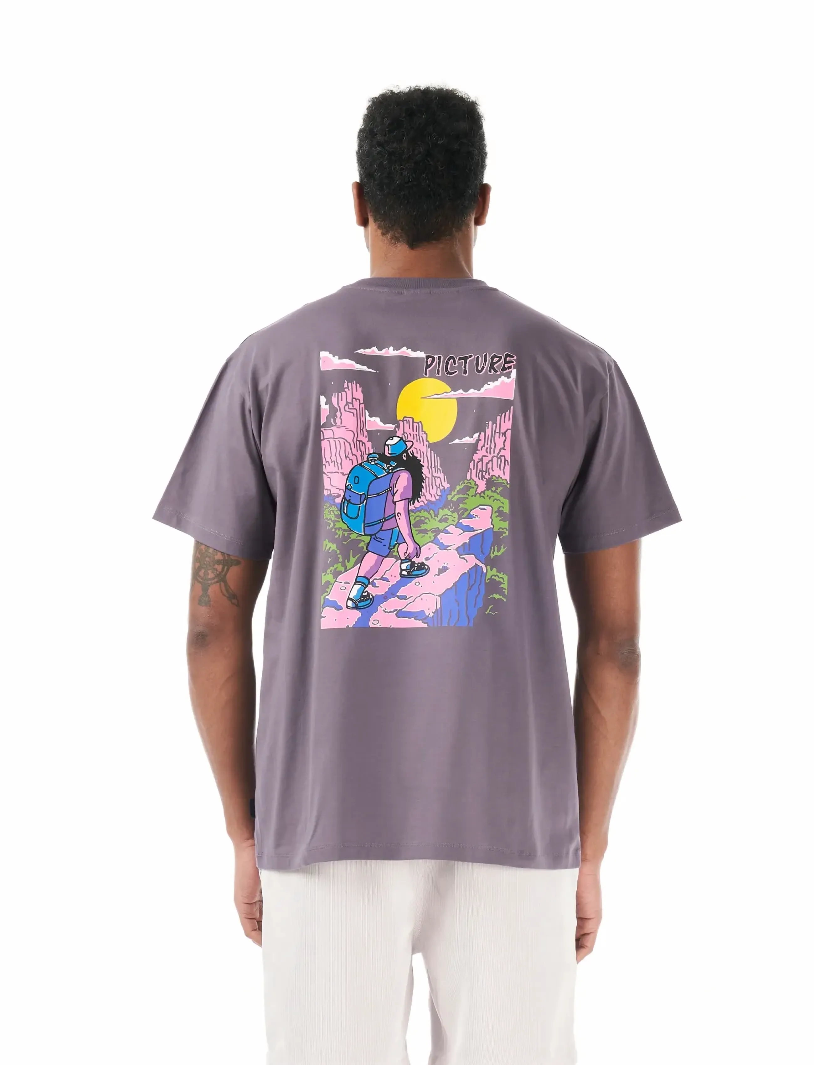 PICTURE ORGANIC CLOTHING NIGHTKING TEE - T-Shirts - A EXCALIBUR / purple