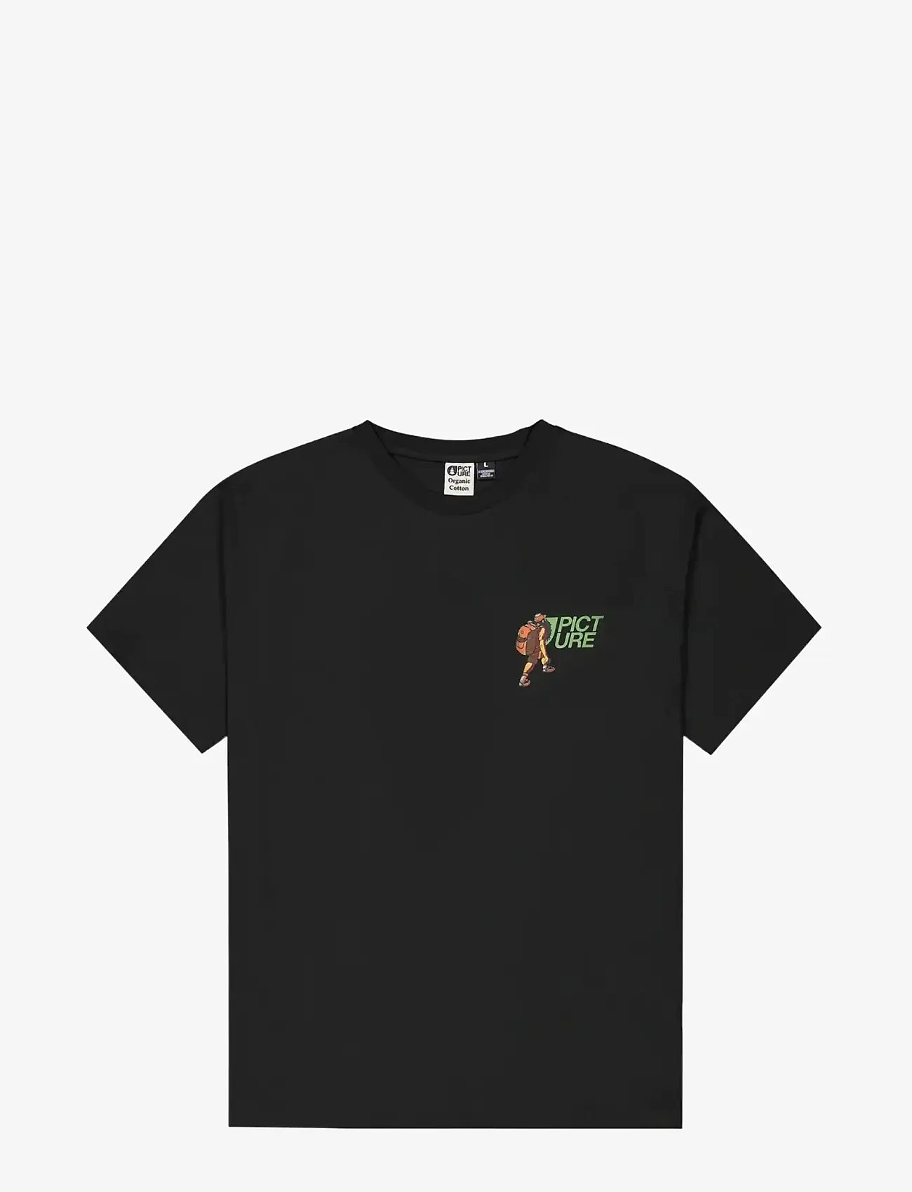 PICTURE ORGANIC CLOTHING - NIGHTKING TEE - alussärgid ja t-särgid - b black - 1